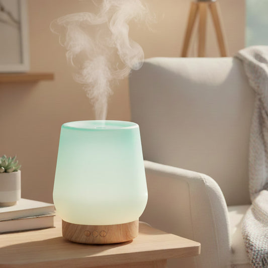 Aromatherapy Essential Oil & Scent Diffuser, Cool Mist, Jade Green, 280Ml
